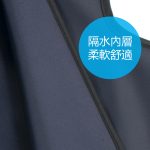Waterproof rubber apron Blue 48” L - Image 3